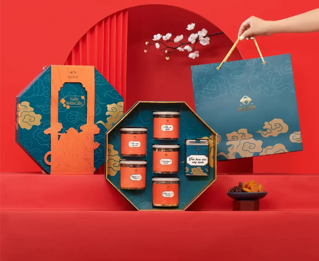 Mẫu bao bì hộp quà tết - S'Pencil Agency 3