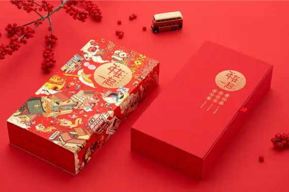 Mẫu bao bì hộp quà tết - S'Pencil Agency